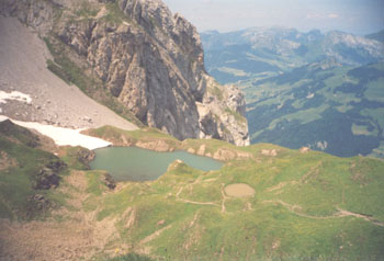 Le lac vu d'en haut...