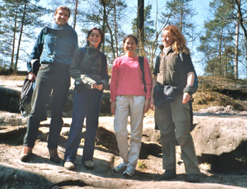 Phil, Marsi, Donna et Nathalie